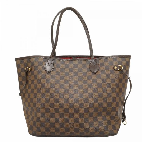 Louis Vuitton Damier Neverfull MM Ebene Tote Bag N51105  Women's - Picture 1 of 16